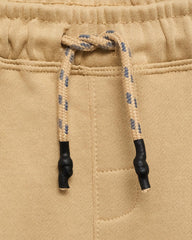 MANGO OCHRE COTTON SHORTS WITH DRAWSTRINGS 87055143