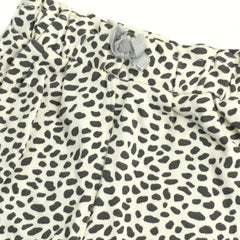 MANGO OFF WHITE ANIMAL PRINTED TROUSER
