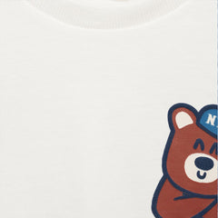 MANGO OFF WHITE BEAR PRINTED T-SHIRT 77002940