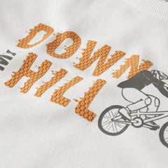 MANGO OFF WHITE BMX EMBOSSED PATTERNED SWEATSHIRT 1130