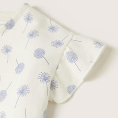 MANGO OFF WHITE COTTON PRINTED DRESS