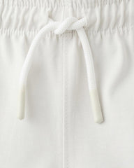 MANGO OFF WHITE COTTON SHORTS WITH DRAWSTRING