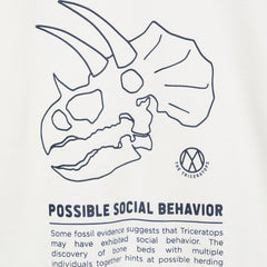 MANGO OFF WHITE CRETACEOUS PRINTED T-SHIRT 77047930