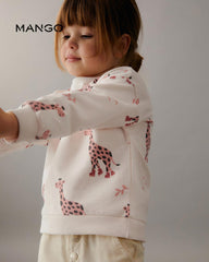 MANGO OFF WHITE GIARAFFE PRINT SWEATSHIRT 47052001