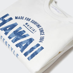 MANGO OFF WHITE HAWAII PRINTED SWEATSHIRT 47065936