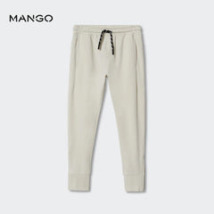 MANGO OFF WHITE JOGGER TROUSER 37084757
