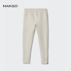 MANGO OFF WHITE JOGGER TROUSER 37084757
