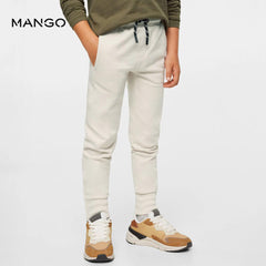 MANGO OFF WHITE JOGGER TROUSER 37084757