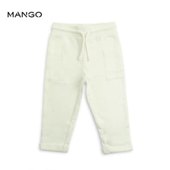 MANGO OFF WHITE PLAIN TROUSER 24