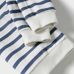 MANGO OFF WHITE POCKET SRTIPE SWEATSHIRT 2516