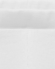 MANGO OFF WHITE RIBBED SHORT LEGGINGS