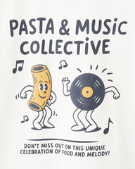 MANGO OOFF WHITE PASA & MUSIC COTTON BLEND T-SHIRT 27094410