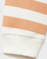 MANGO ORANGE STRIPE PRINTED SWEATSHIRT