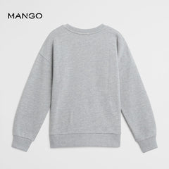 MANGO PARTNERS IN CRIME PRINT SWEATSHIRT