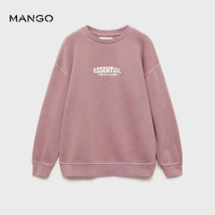 MANGO PASTEL PURPLE ESSENTIAL SWEATSHIRT 87011052