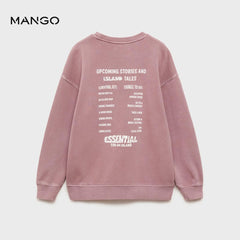 MANGO PASTEL PURPLE ESSENTIAL SWEATSHIRT 87011052