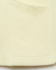 MANGO PASTEL YELLOW COTTON BERMUDA SHORTS