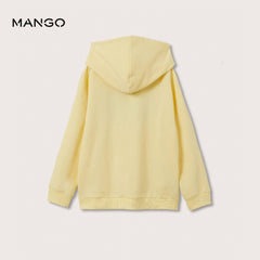 MANGO YELLOW MAGIC OVERSIZED HOODIE WITH TROUSER SET