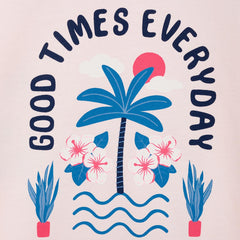 MANGO PINK CALM MOOD PRINTED T-SHIRT