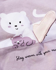 MANGO PINK COZY MOM & CUB SWEATSHIRT