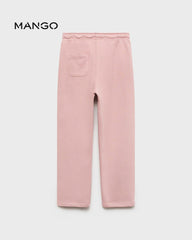 MANGO PINK ELASTIC WAIST JOGGER TROUSER 17043290