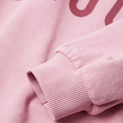 MANGO PINK GORGEOUS PRINTED CROP SWEATSHIRT