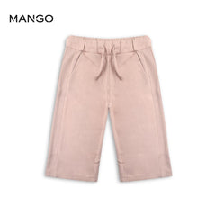 MANGO PINK KIDS COTTON TROUSER