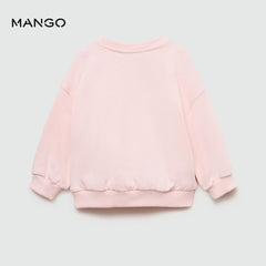 MANGO PINK SEINA COTTON SWEATSHIRT 77064772