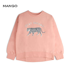 MANGO PINK STAY DREAMY SWEATSHIRT