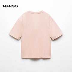 MANGO PINK WILDWEST PRINTED T-SHIRT 7119