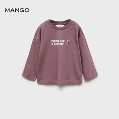 MANGO PIRATE FOR A LIFETIME PRINTED T-SHIRT