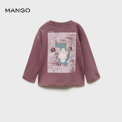 MANGO PIRATE FOR A LIFETIME PRINTED T-SHIRT