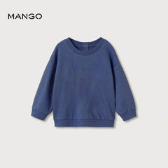 MANGO PLAIN COTTON SWEATSHIRT FOR BOYS