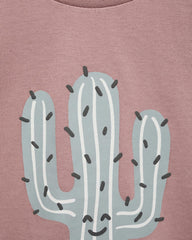 MANGO PURPLE POINTY FRIEND T-SHIRT