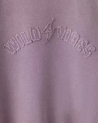 MANGO PURPLE RELAXED FIT SWEATSHIRT