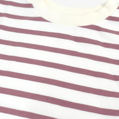 MANGO PURPLE STRIPED SWEATSHIRT