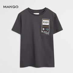 MANGO READY T-SHIRT + RED JOGGING BERMUDA