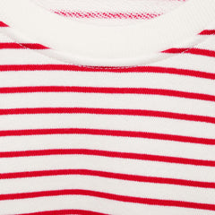 MANGO RED STRIPED COTTON BLEND SWEATSHIRT 77083280