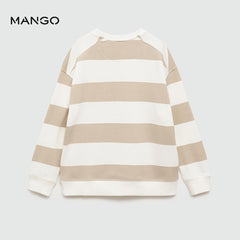 MANGO SAND BEST GENERATION STRIPED SWEATSHIRT 77042922