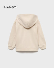 MANGO SAND CAMP PRINTED ZIPPER HOOD