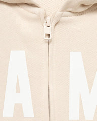MANGO SAND CAMP PRINTED ZIPPER HOOD