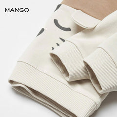 MANGO SAND CARTOON COTTON SWEATSHIRT