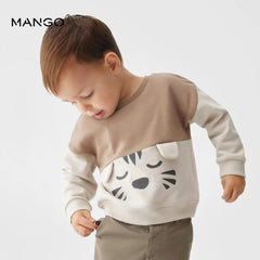 MANGO SAND CARTOON COTTON SWEATSHIRT