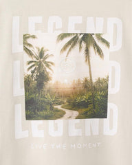 MANGO SAND COTTON BLEND SHORT SLEEVE T-SHIRT 27026343