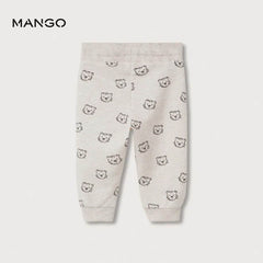 MANGO SAND CUTEST BEAST PRINTED TROUSER-0650