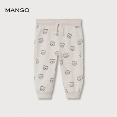 MANGO SAND CUTEST BEAST PRINTED TROUSER-0650