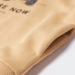 MANGO SAND EXPLORE NOW PRINTED SWEATSHIRT