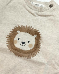 MANGO SAND LION FACE SWEATSHIRT