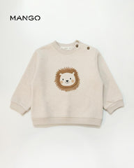 MANGO SAND LION FACE SWEATSHIRT