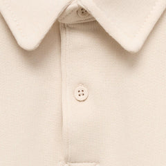 MANGO SAND LONG SLEEVE POLO SWEATSHIRT 77080612